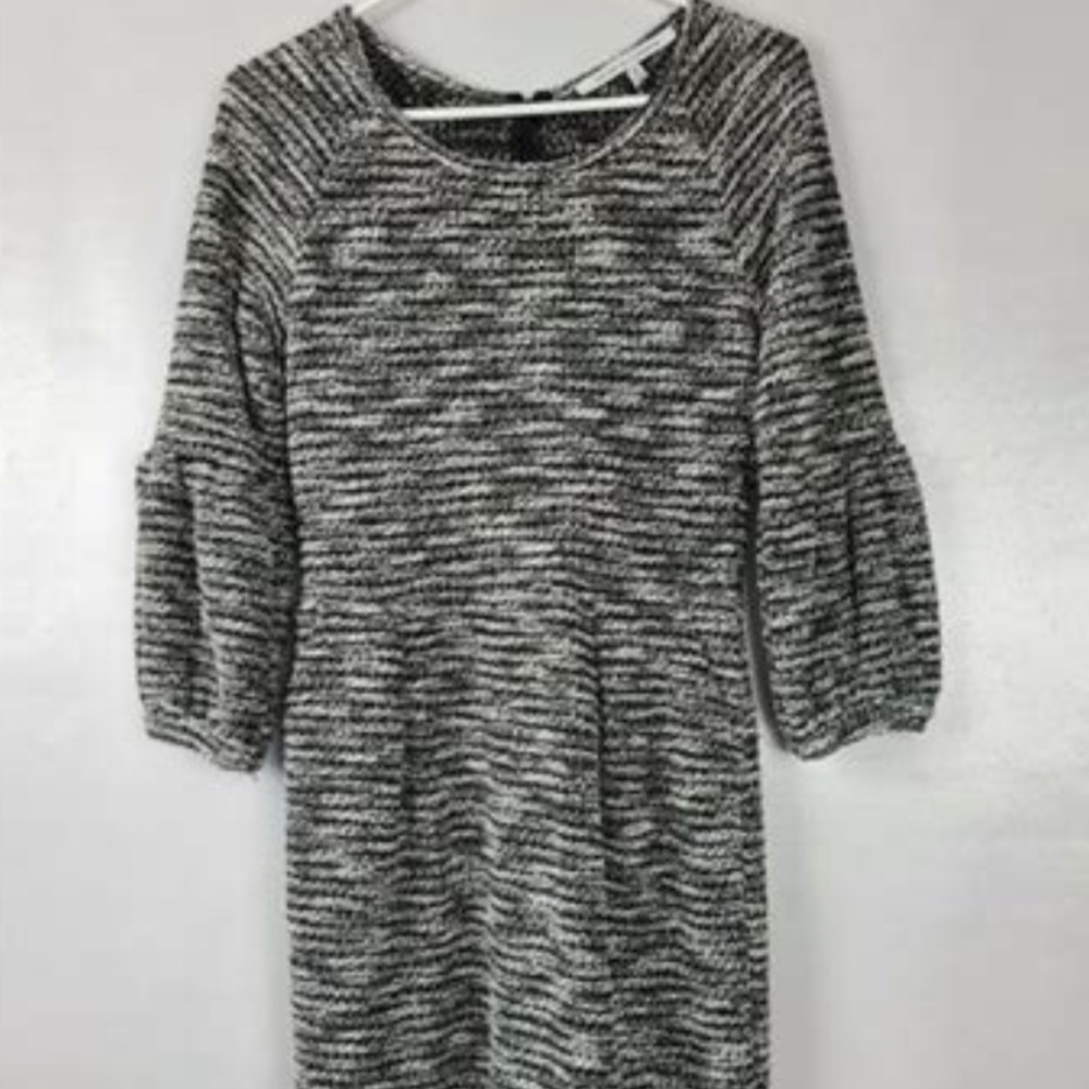 Collective Concepts Gray/Black Knit dress.